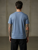 SR Denim Regular Fit Blue T-Shirt