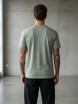 SR Denim Regular Fit Green T-Shirt