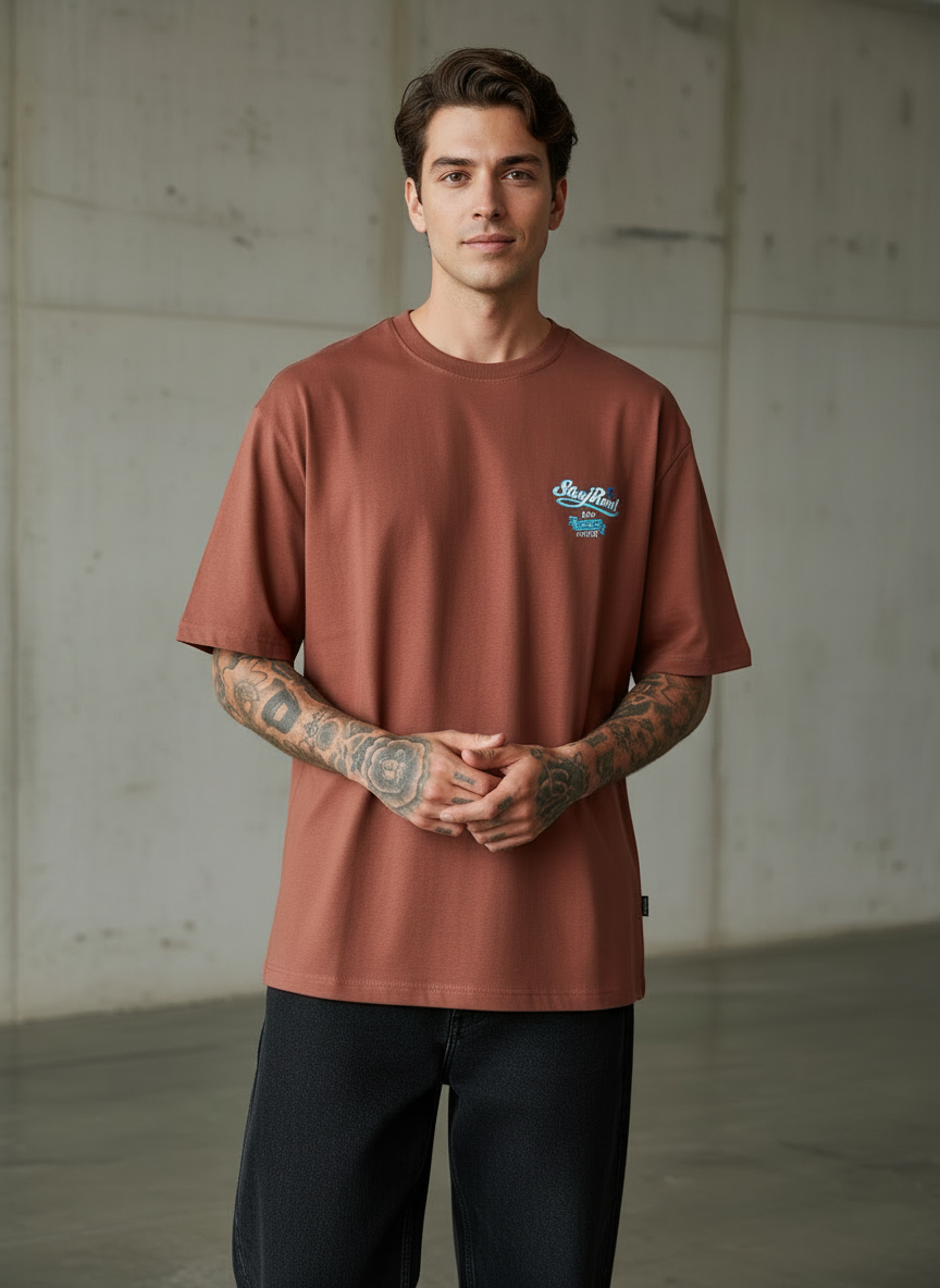 Real Forever Oversized Rust T-Shirt
