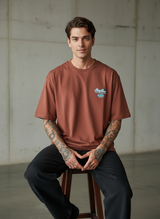Real Forever Oversized Rust T-Shirt