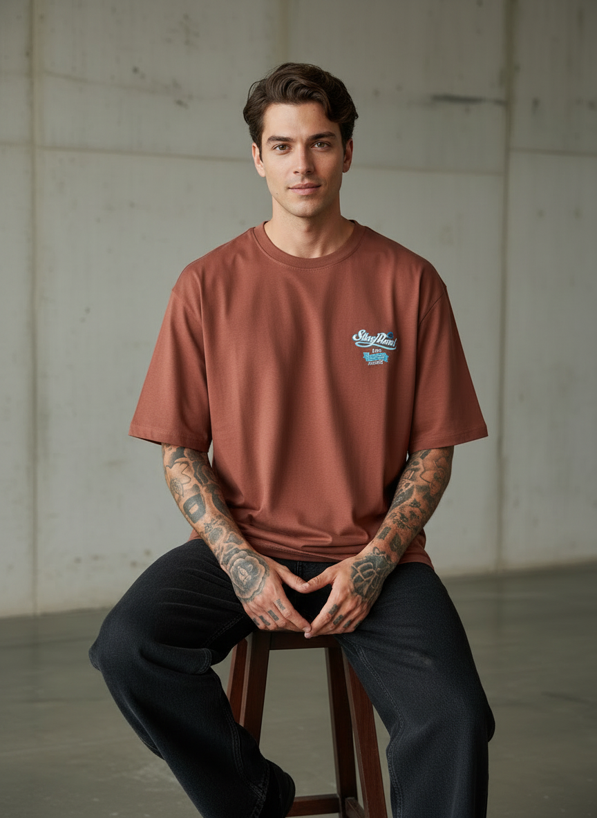 Real Forever Oversized Rust T-Shirt