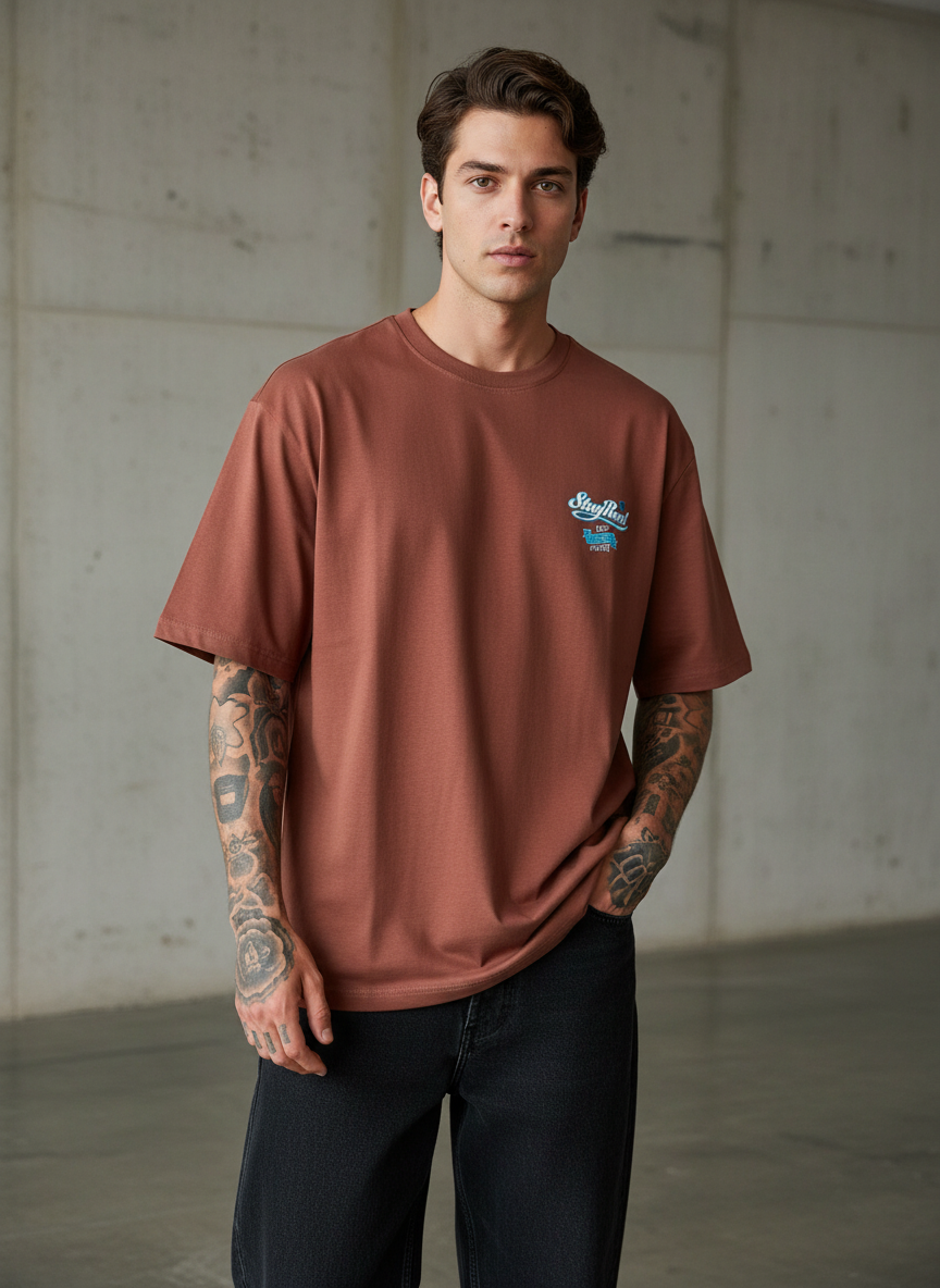 Real Forever Oversized Rust T-Shirt