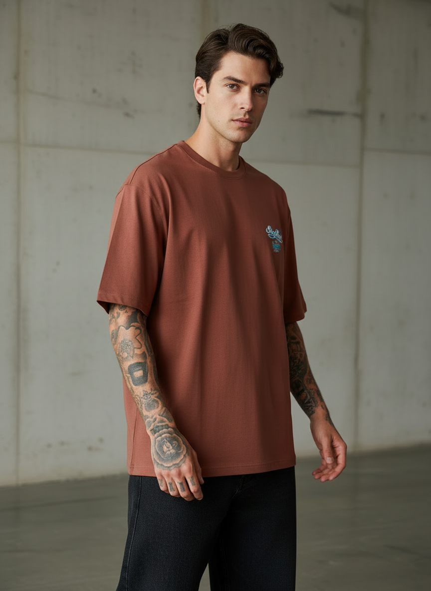Real Forever Oversized Rust T-Shirt