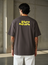 Stay Natural Oversized Brown T-shirt