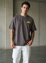 Stay Natural Oversized Brown T-shirt
