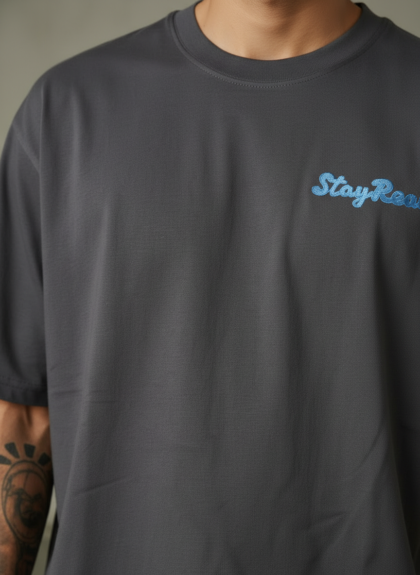 American Dog Oversized Brown T-shirt