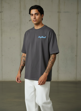 American Dog Oversized Brown T-shirt