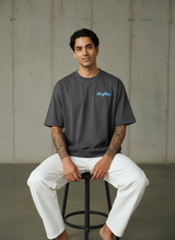 American Dog Oversized Brown T-shirt