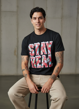 SR Candies Regular Fit Black T-Shirt