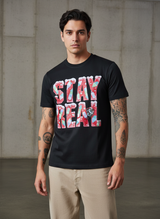 SR Candies Regular Fit Black T-Shirt