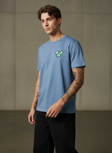 Teddy Regular Fit Blue T-Shirt