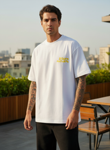 Stay Natural Oversized White T-Shirt