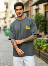 Stay Natural Oversized Dark Green T-Shirt