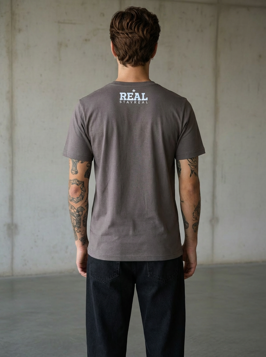 Stay Cam Regular Fit Brown T-Shirt