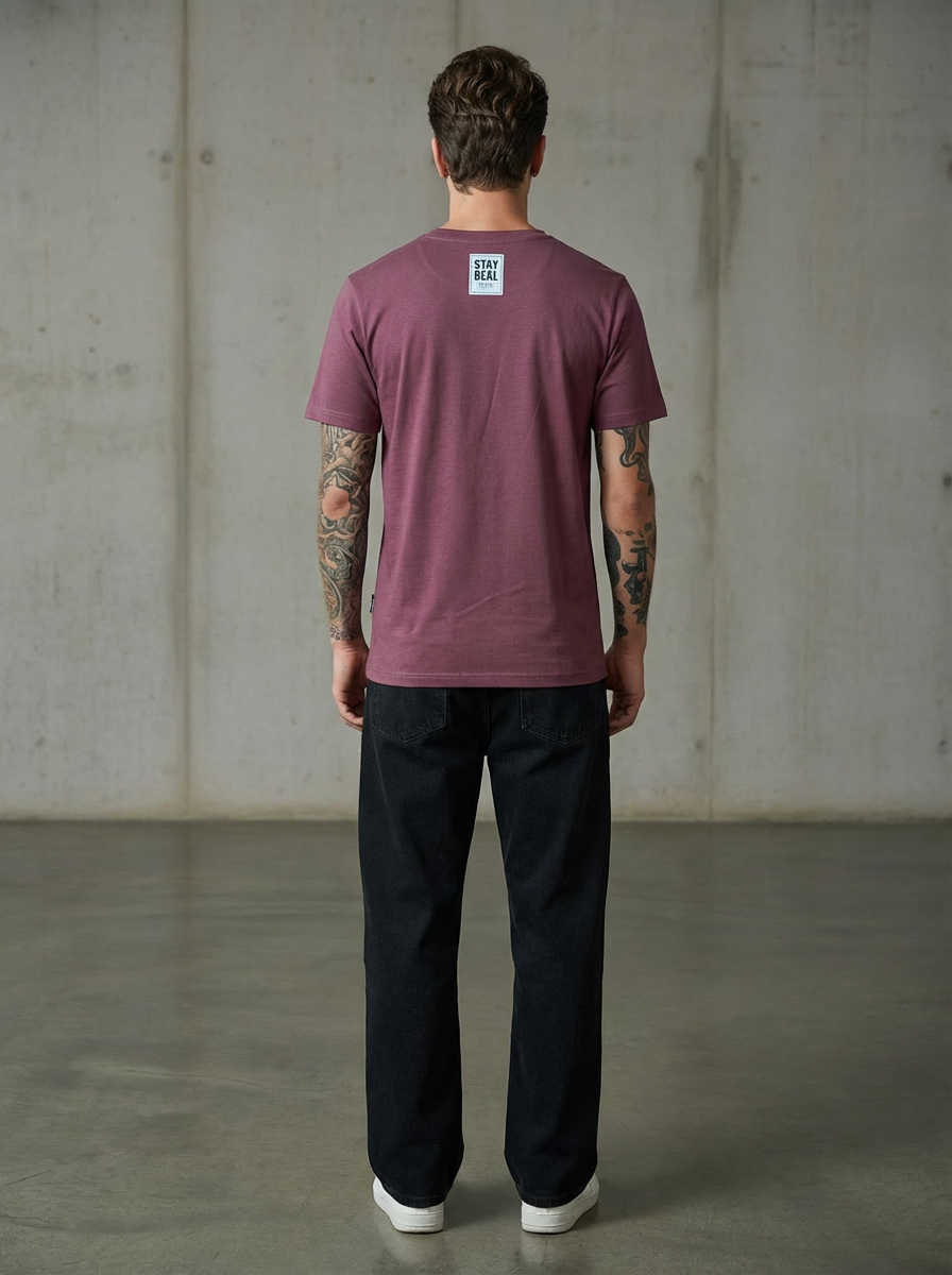SR Musical Regular Fit Pink T-Shirt