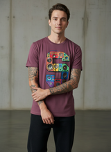 SR Musical Regular Fit Pink T-Shirt