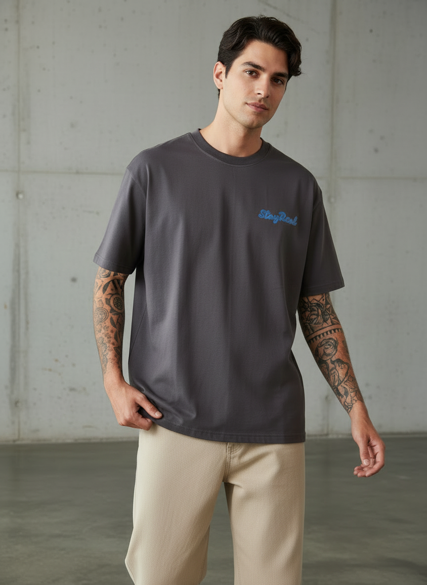 Shihtzu Dog Oversized Brown T-Shirt