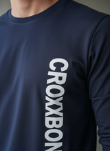 To Believe Navy Blue Regular Full Sleeves T-Shirt
