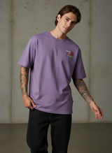 Be Together Oversized Purple T-Shirt